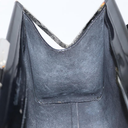 Salvatore Ferragamo Vintage Tote bag Patent Leather, BLACK, PATENT_LEATHER, Tote bag