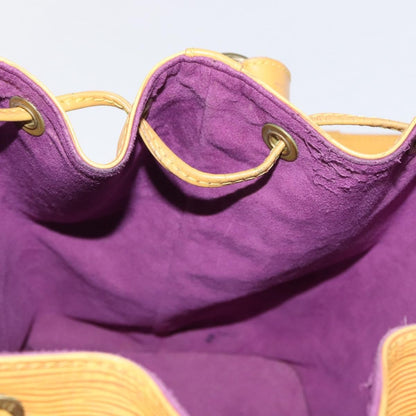 Louis Vuitton Petit Noe Handbag Epi Leather, YELLOW, LEATHER, Shoulder bag