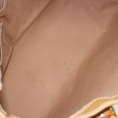 Louis Vuitton Brentwood Handbag Monogram Vernis, BEIGE, PATENT_LEATHER, Shoulder bag