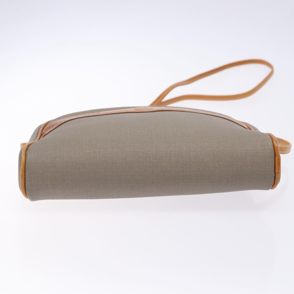 Christian Dior CD Shoulder bag Leather, GRAY, LEATHER, Shoulder bag