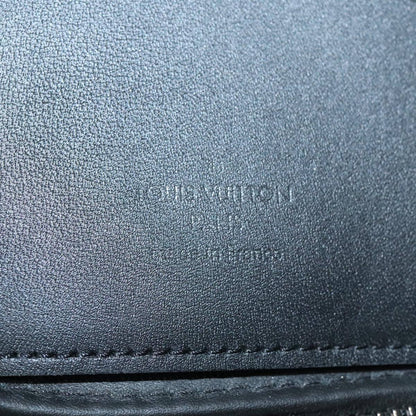 Louis Vuitton Double Phone Pouch Reverse Monogram Eclipse Canvas, GRAY, CANVAS, Tech accessory