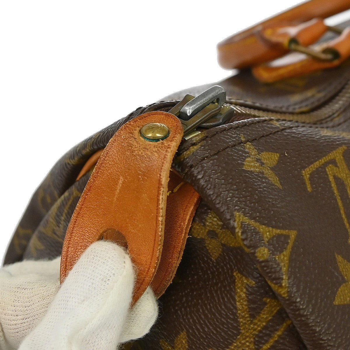 Louis Vuitton Speedy Handbag Monogram Canvas, Brown, Canvas, Handbag