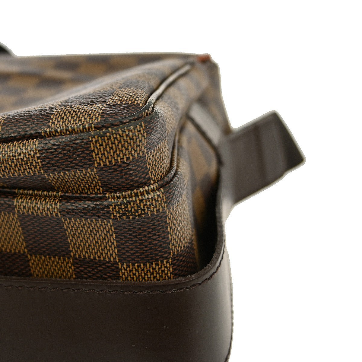 Louis Vuitton Naviglio Handbag Damier, BROWN, CANVAS, Shoulder bag