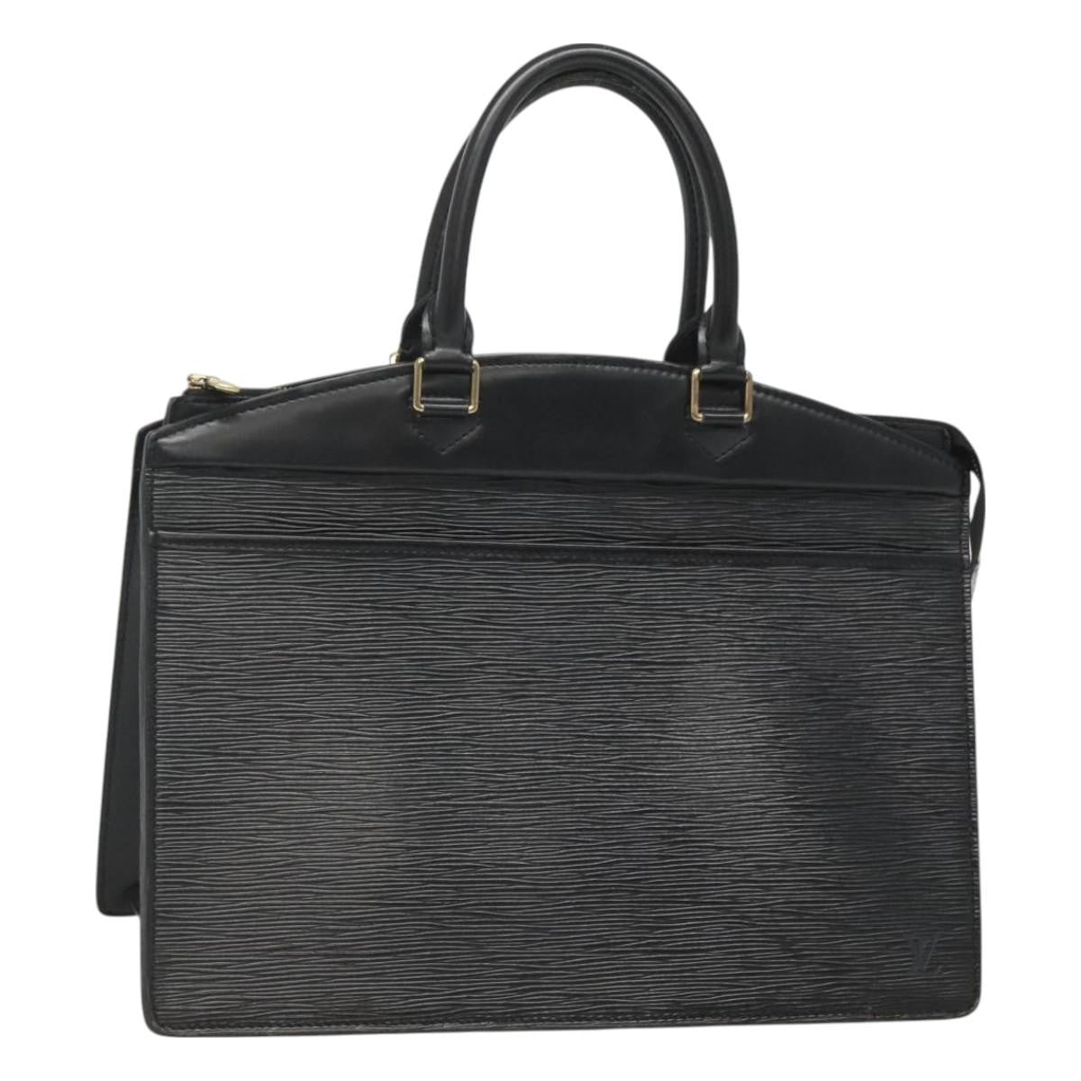 Louis Vuitton Riviera Handbag Epi Leather, BLACK, LEATHER, Handbag