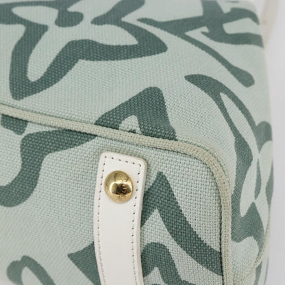 Louis Vuitton Tahitienne Cabas Canvas, GREEN, CANVAS, Tote bag