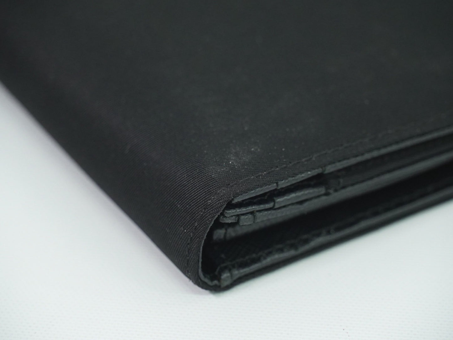Prada Continental Wallet Tessuto, Black, Nylon, Wallet