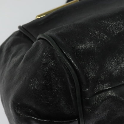 Chloe Ethel Handbag Leather, BLACK, LEATHER, Handbag