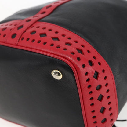 Saint Laurent Vintage Shoulder Bag Leather, Black, Leather, Shoulder Bag