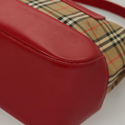 Burberry Nova Check Handbag Nova Check Canvas and leather, BEIGE, CANVAS, Handbag