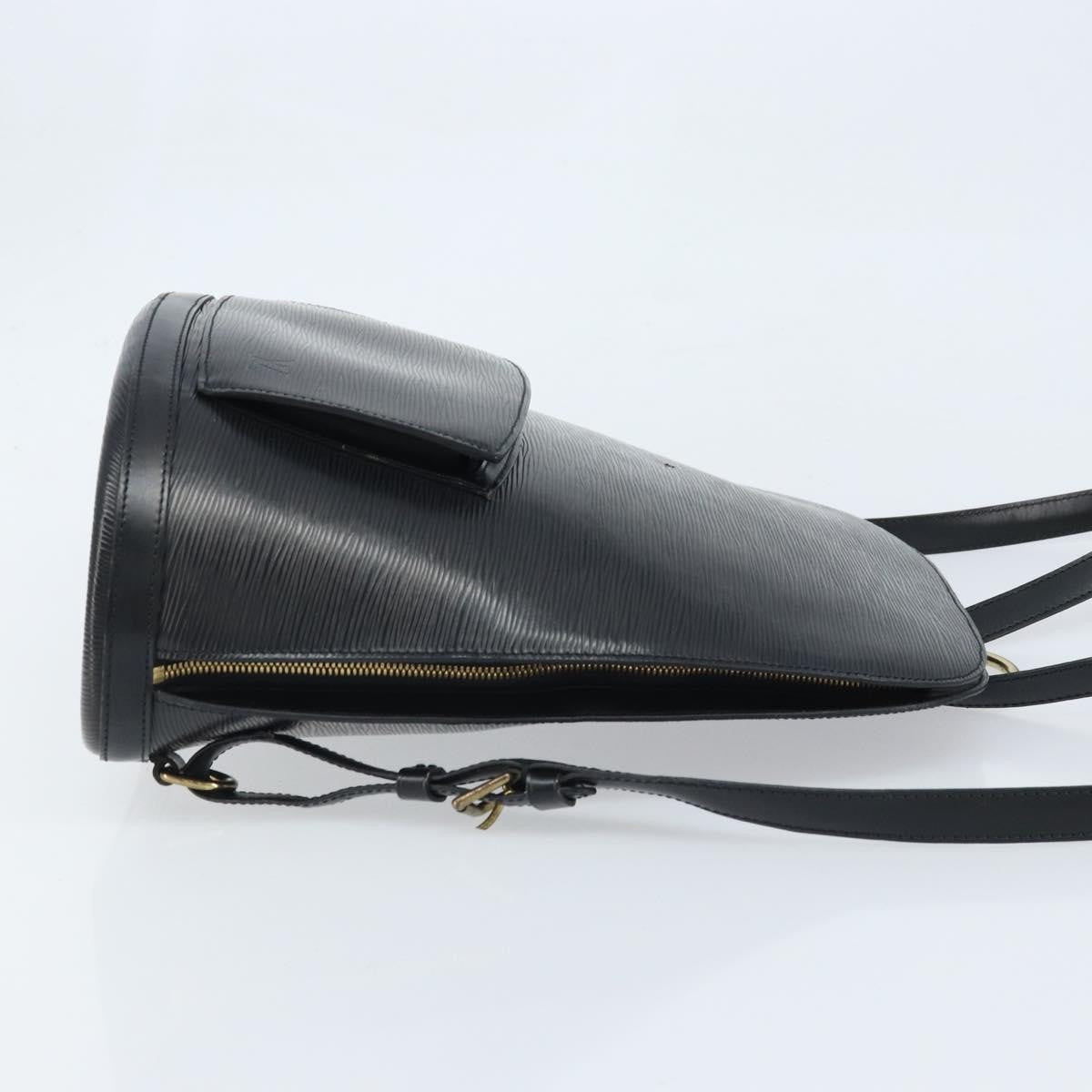 Louis Vuitton Gobelins Backpack Epi Leather, BLACK, LEATHER, Backpack