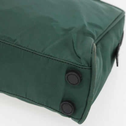 Prada Vintage Handbag Tessuto, GREEN, NYLON, Handbag