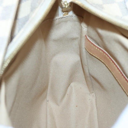 Louis Vuitton Naviglio Handbag Damier, WHITE, CANVAS, Shoulder bag