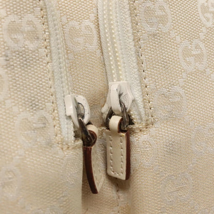 Gucci Double Pocket Tote GG Canvas, BEIGE, CANVAS, Shoulder bag