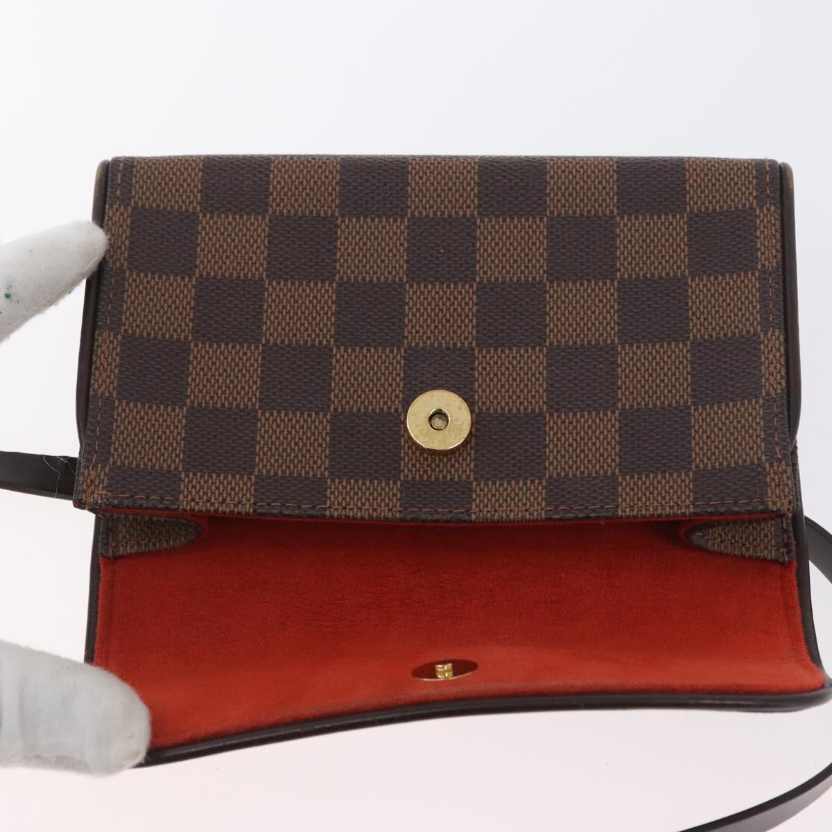 Louis Vuitton Florentine Waist Bag Monogram Canvas, BROWN, CANVAS, Clutche & pouche