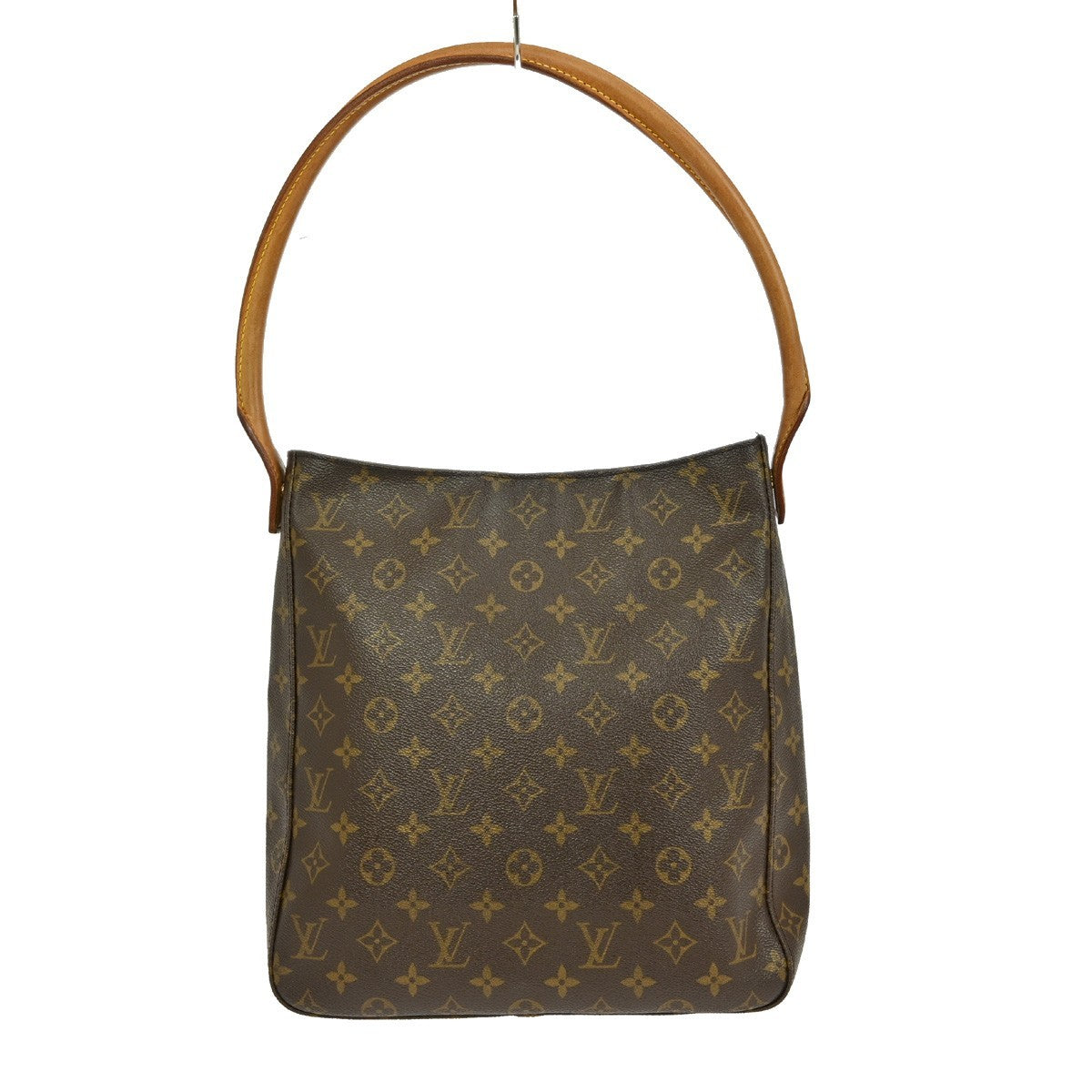 Louis Vuitton Looping Handbag Monogram Canvas, BROWN, CANVAS, Shoulder bag
