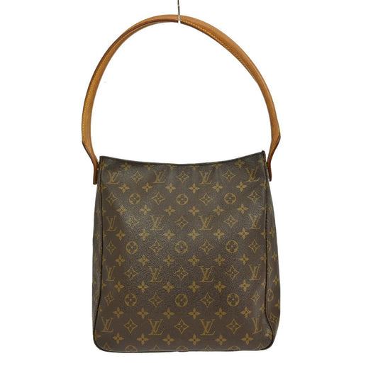Louis Vuitton Looping Handbag Monogram Canvas, BROWN, CANVAS, Shoulder bag