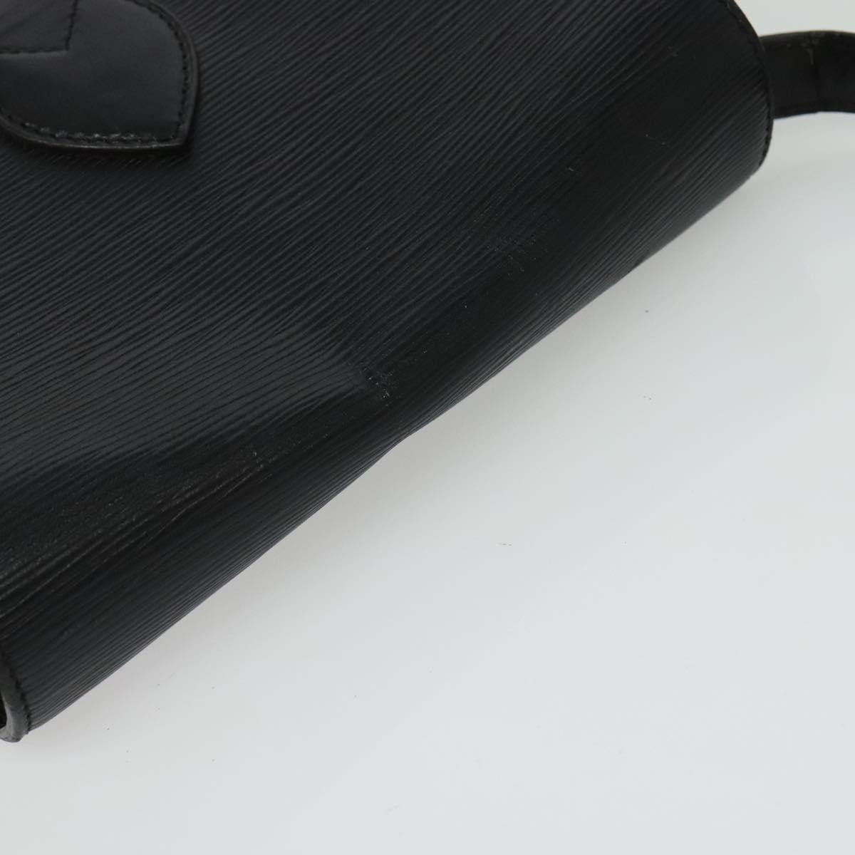 Louis Vuitton Cartouchiere Handbag Epi Leather, BLACK, LEATHER, Handbag