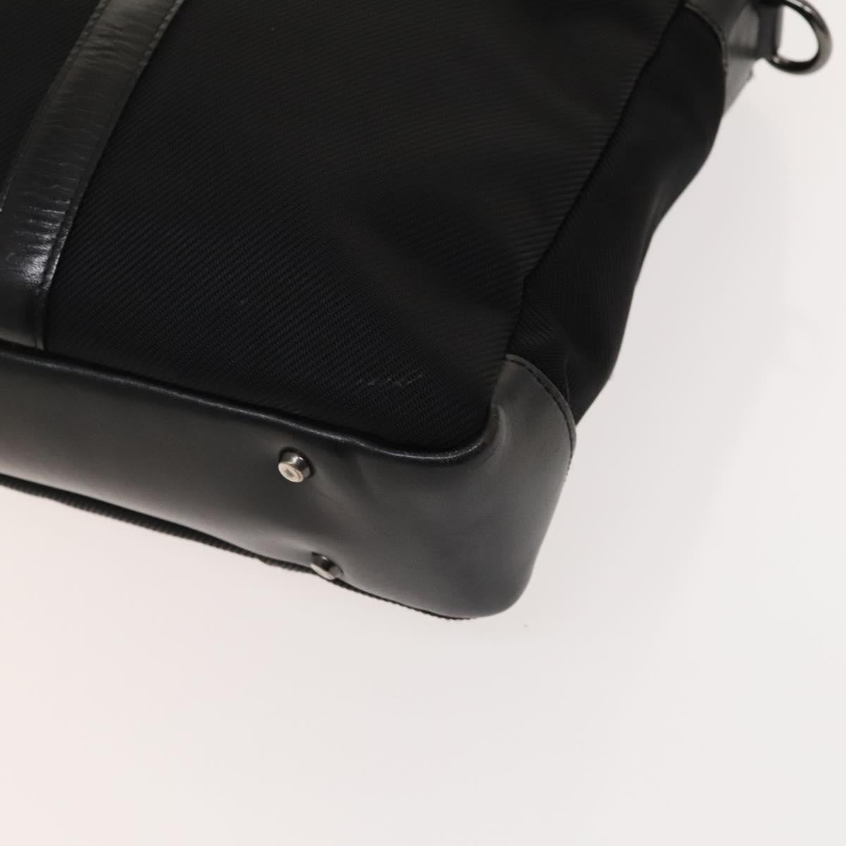 Burberry Black Label Business Bag Canvas, BLACK, CANVAS, Briefcase