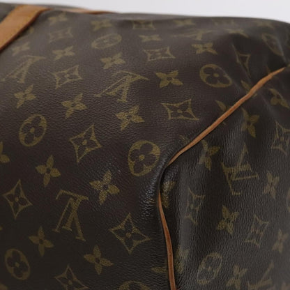 Louis Vuitton Keepall Bag Monogram Canvas, BROWN, CANVAS, Travel bag
