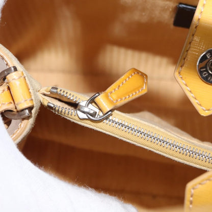 Fendi 2Jours Bag Leather, YELLOW, LEATHER, Handbag