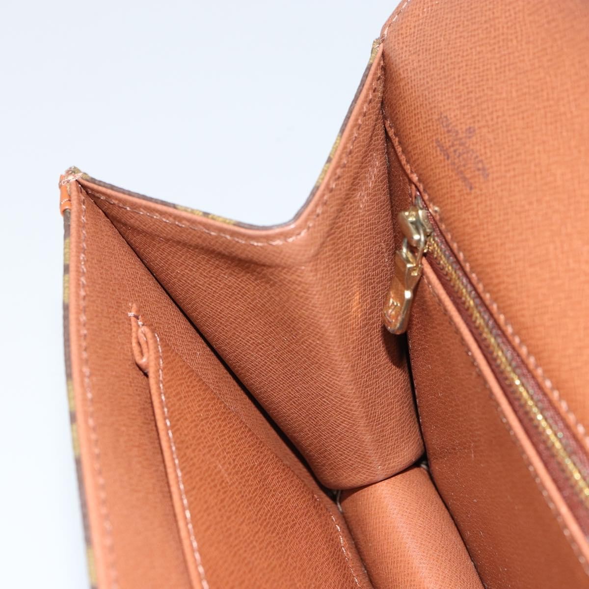 Louis Vuitton Dame Pochette Monogram Canvas, BROWN, CANVAS, Clutche & pouche