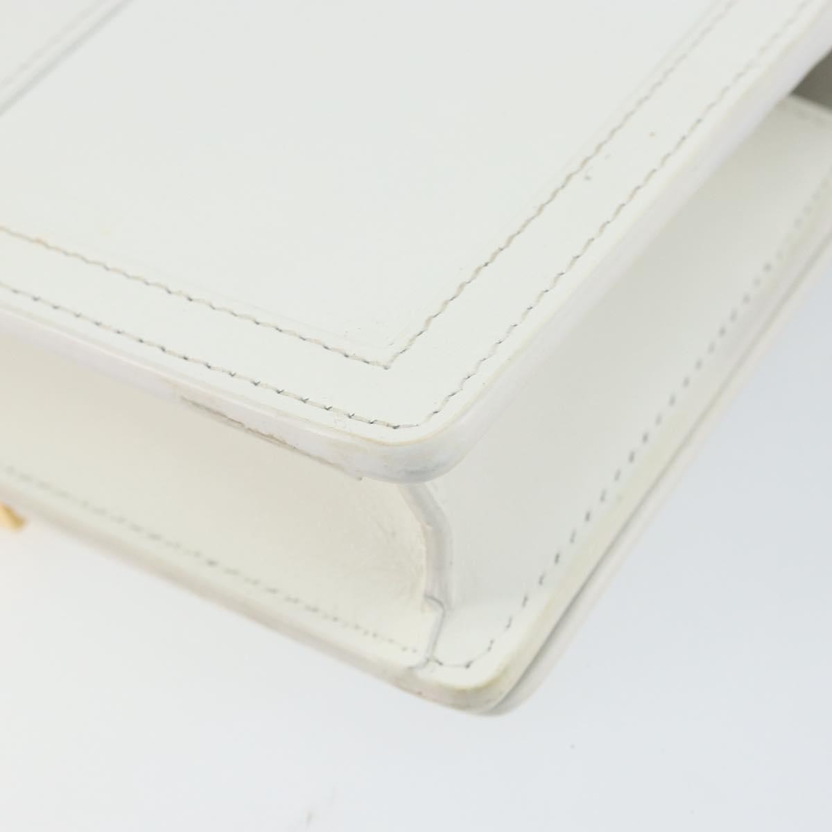 Versace Greca Goddess Wallet on Chain Leather, WHITE, LEATHER, Wallets