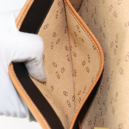 Christian Dior Vintage CD Logo Shoulder Bag Leather, BLACK, LEATHER, Shoulder bag