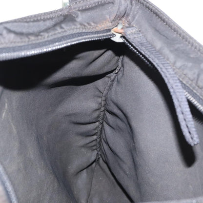 Prada Flat Messenger Bag Tessuto, BLACK, NYLON, Shoulder bag