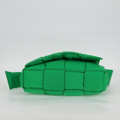 Bottega Veneta Padded Tech Cassette Crossbody Bag Intrecciato Nylon, GREEN, NYLON, Crossbody bag
