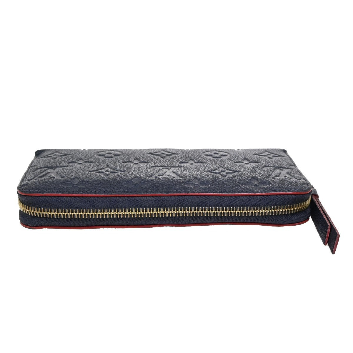 Louis Vuitton Zippy Wallet NM Leather Empreinte, NAVY, LEATHER, Wallets