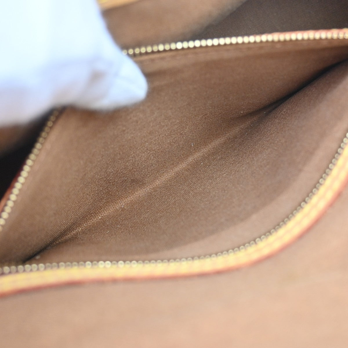 Louis Vuitton Sologne Handbag Monogram Canvas, Brown, Canvas, Shoulder Bag