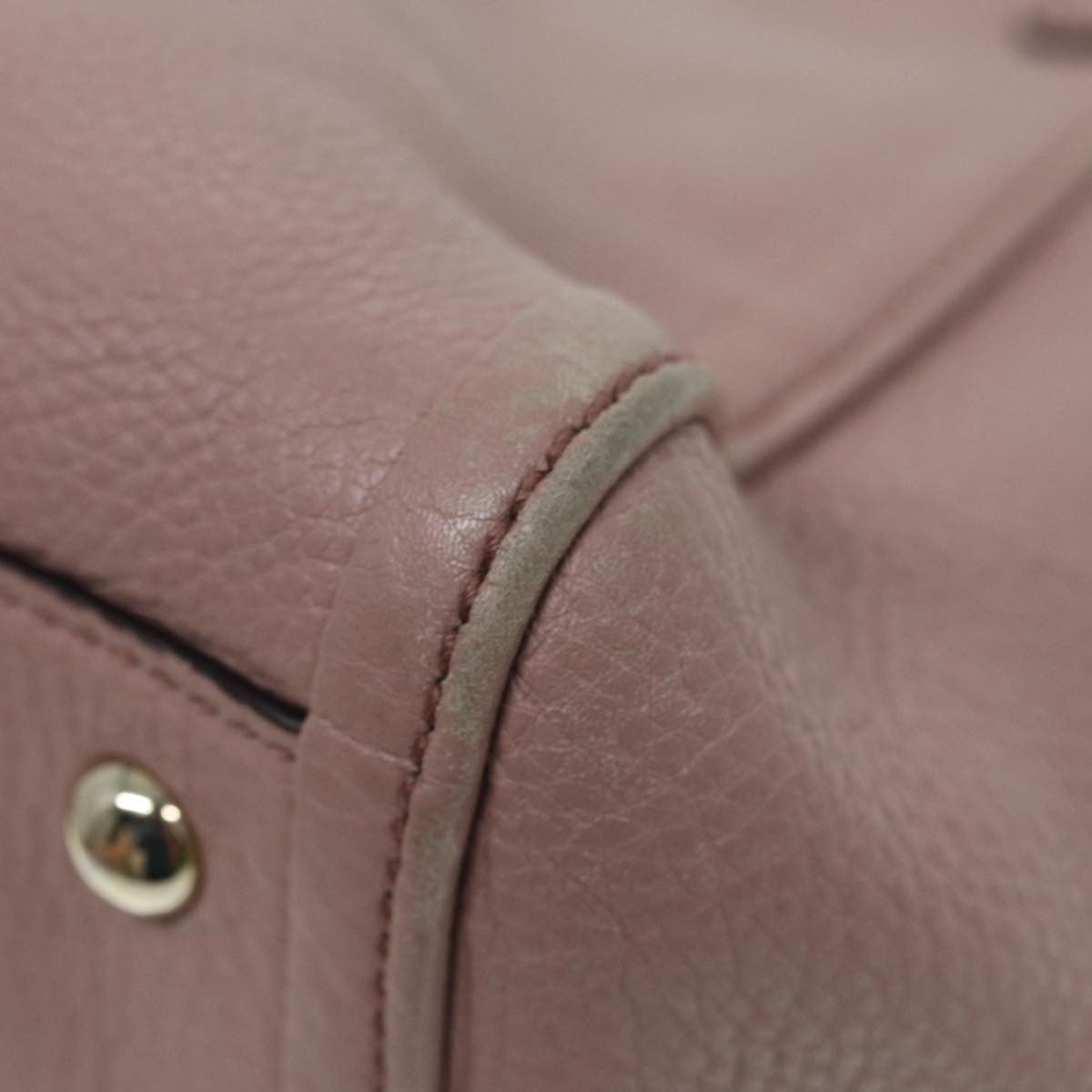 Gucci Soho Convertible Shoulder Bag Leather, Pink, Leather, Tote Bag