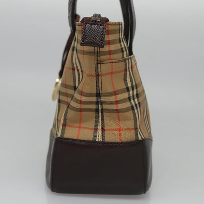 Burberry Nova Check Handbag Nova Check Canvas, BEIGE, CANVAS, Handbag
