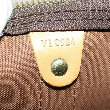 Louis Vuitton Keepall Bag Monogram Canvas, BROWN, CANVAS, Travel bag
