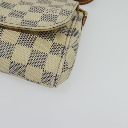 Louis Vuitton Favorite Handbag Damier, WHITE, CANVAS, Handbag
