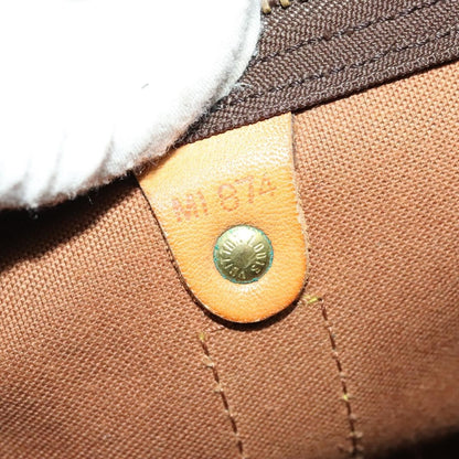 Louis Vuitton Keepall Bag Monogram Canvas, BROWN, CANVAS, Travel bag