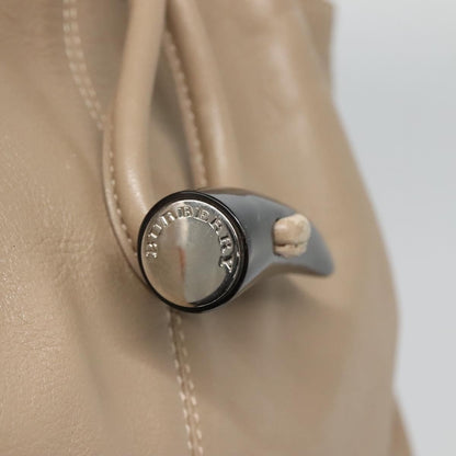 Burberry Horn Toggle Tote Leather, BEIGE, LEATHER, Handbag