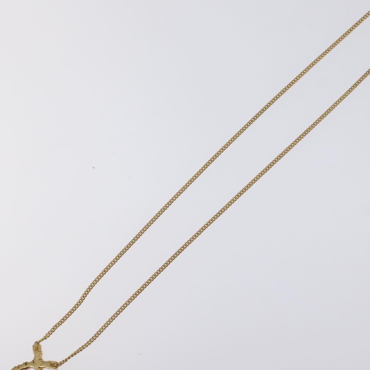 Christian Dior CD Pendant Necklace Gold-plated, GOLD, METAL, Necklace