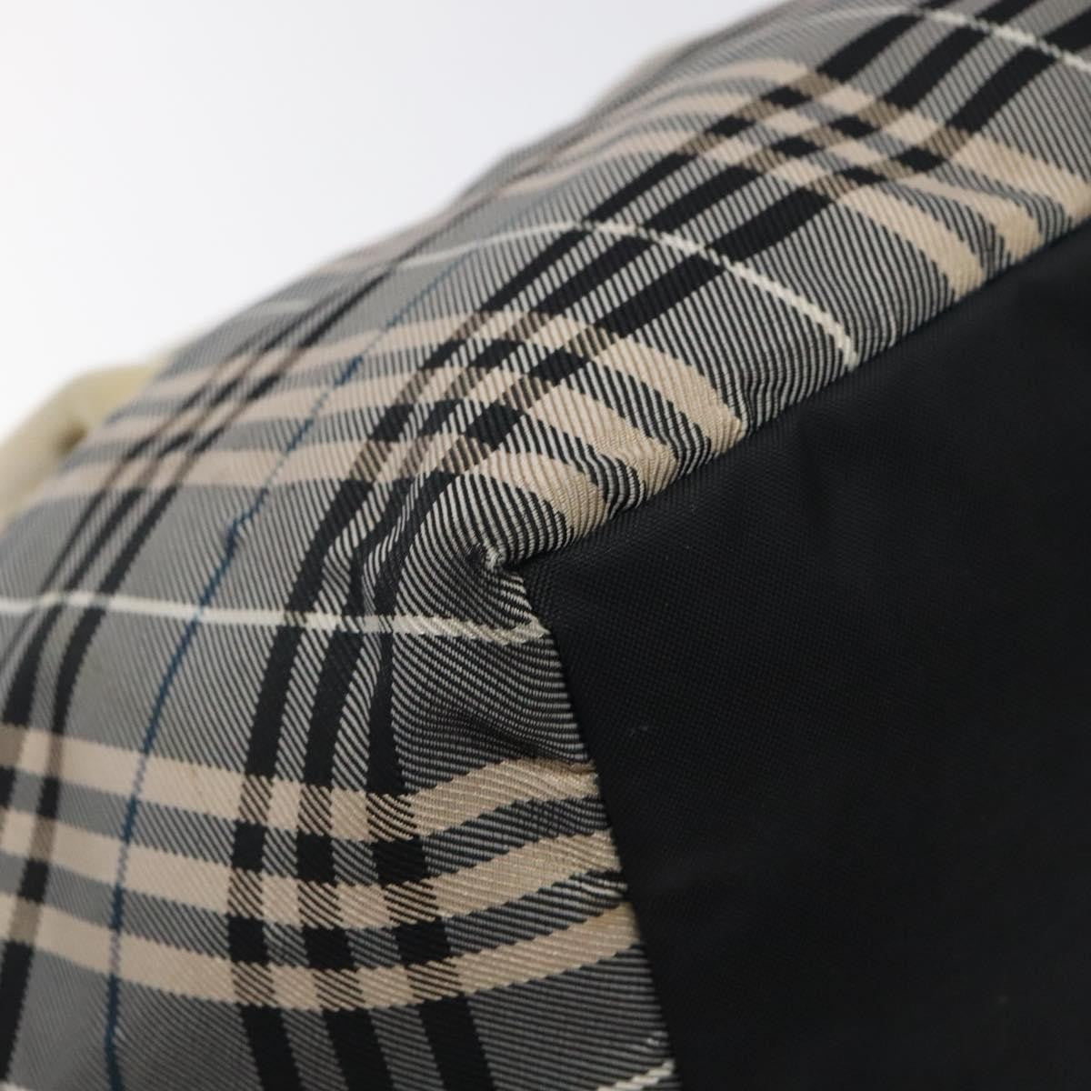 Burberry Nova Check Tote canvas check pattern, NAVY, CANVAS, Tote bag