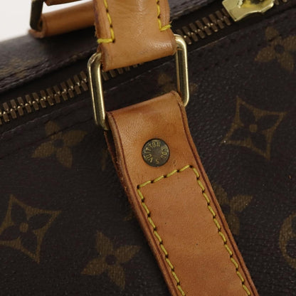 Louis Vuitton Keepall Bandouliere Bag Monogram Canvas, Brown, Canvas, Travel Bag