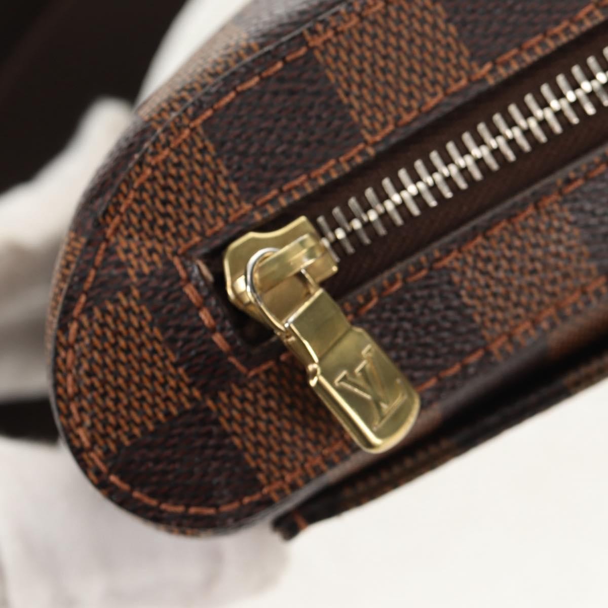 Louis Vuitton Geronimos Waist Bag Damier, BROWN, CANVAS, Travel bag