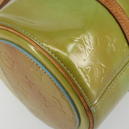 Louis Vuitton Bedford Handbag Monogram Vernis, Green, Patent Leather, Handbag