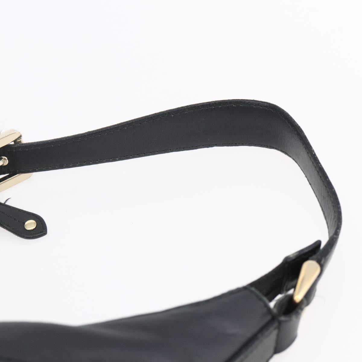 Gucci Hobo Shoulder Bag Canvas with Guccissima Leather, BLACK, CANVAS, Shoulder bag