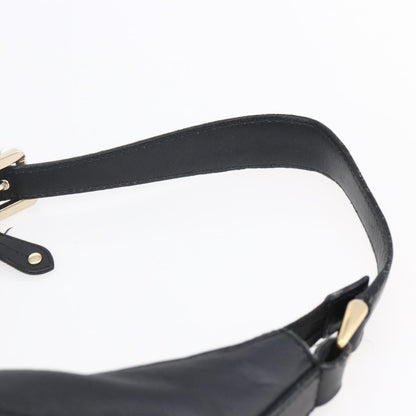 Gucci Hobo Shoulder Bag Canvas with Guccissima Leather, BLACK, CANVAS, Shoulder bag