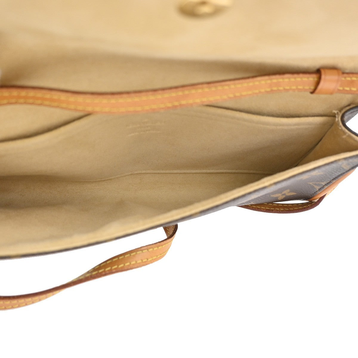 Louis Vuitton Twin Handbag Monogram Canvas, BROWN, CANVAS, Clutche & pouche