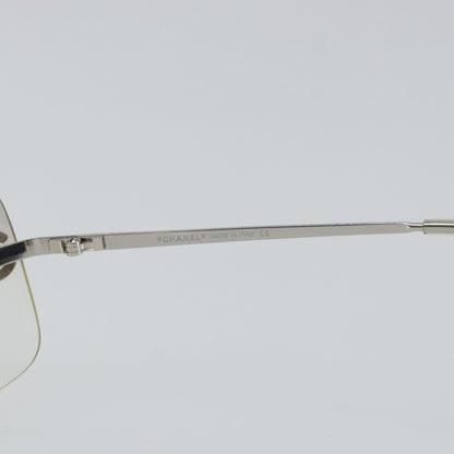 Chanel Logo CC Sunglasses Metal, SILVER, METAL, Sunglasse