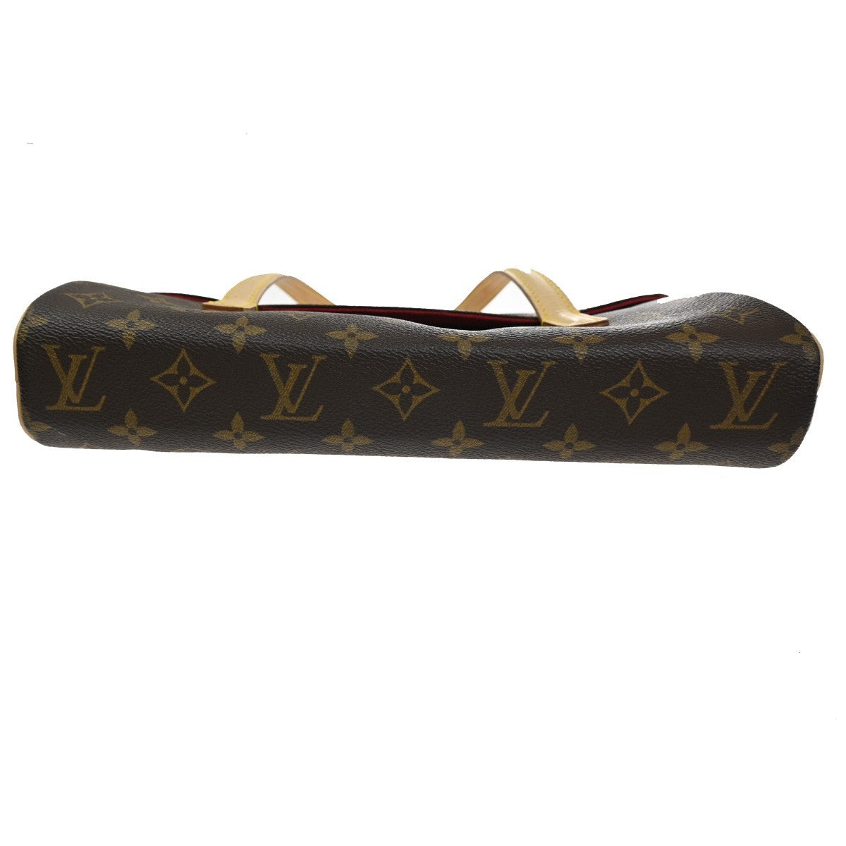 Louis Vuitton Sonatine Handbag Monogram Canvas, BROWN, CANVAS, Handbag