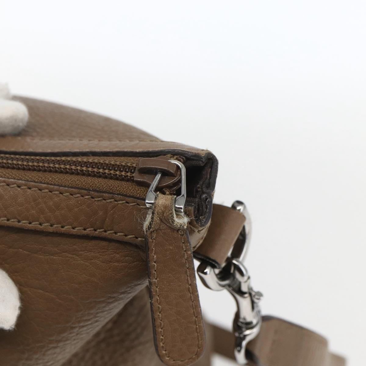 Gucci Vintage tote Leather, BROWN, LEATHER, Tote bag