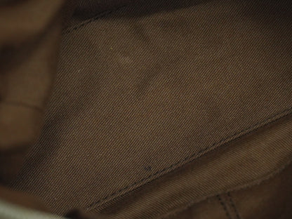 Salvatore Ferragamo Gancini Buckle Shoulder Bag Leather, GOLD, LEATHER, Shoulder bag