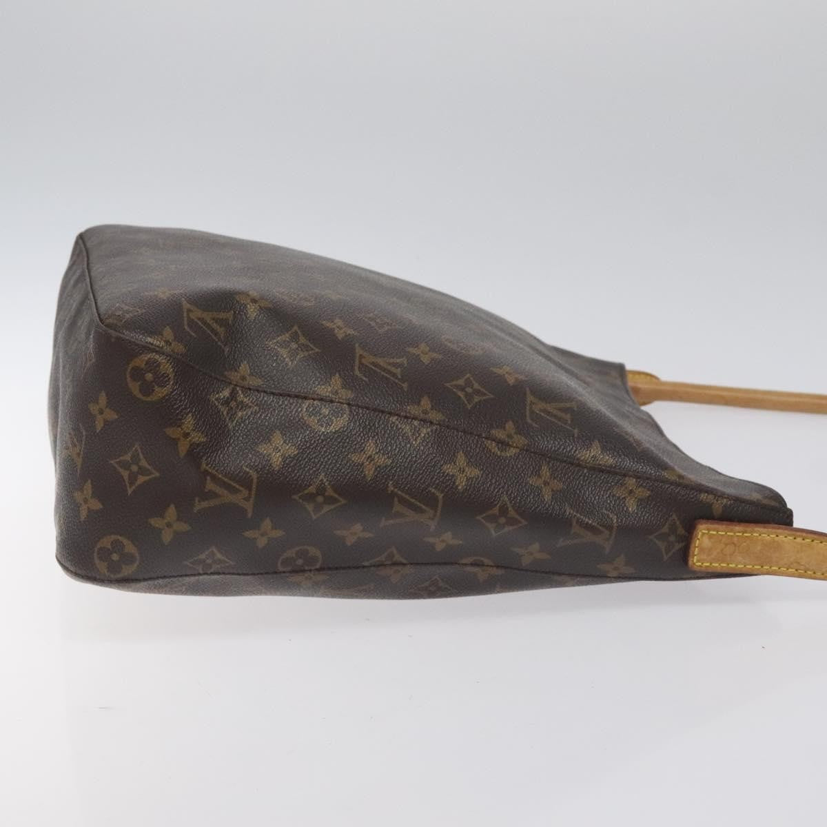 Louis Vuitton Looping Handbag Monogram Canvas, BROWN, CANVAS, Handbag